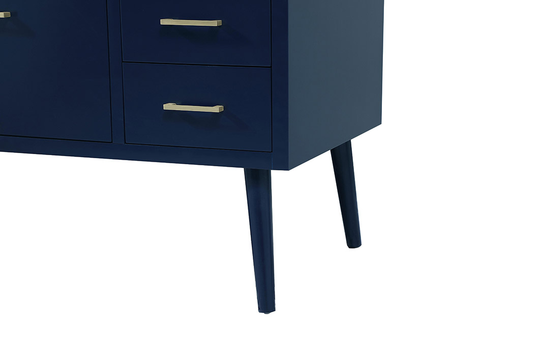 Elegant Bathroom Vanity - Blue (VF41048MBL)