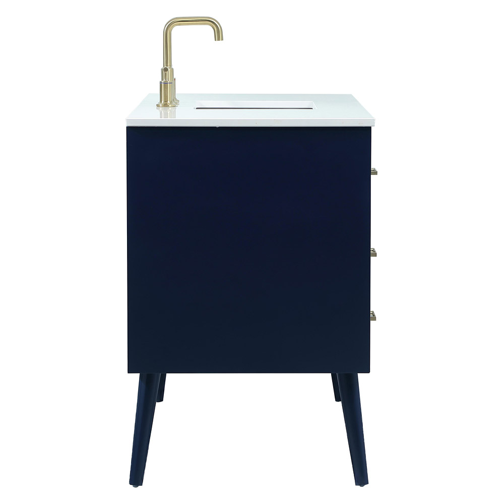 Elegant Bathroom Vanity - Blue (VF41048MBL)