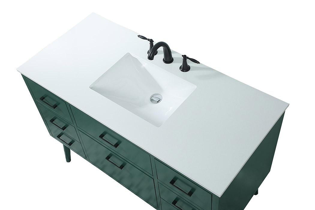 Elegant Bathroom Vanity - Green (VF41048MGN)