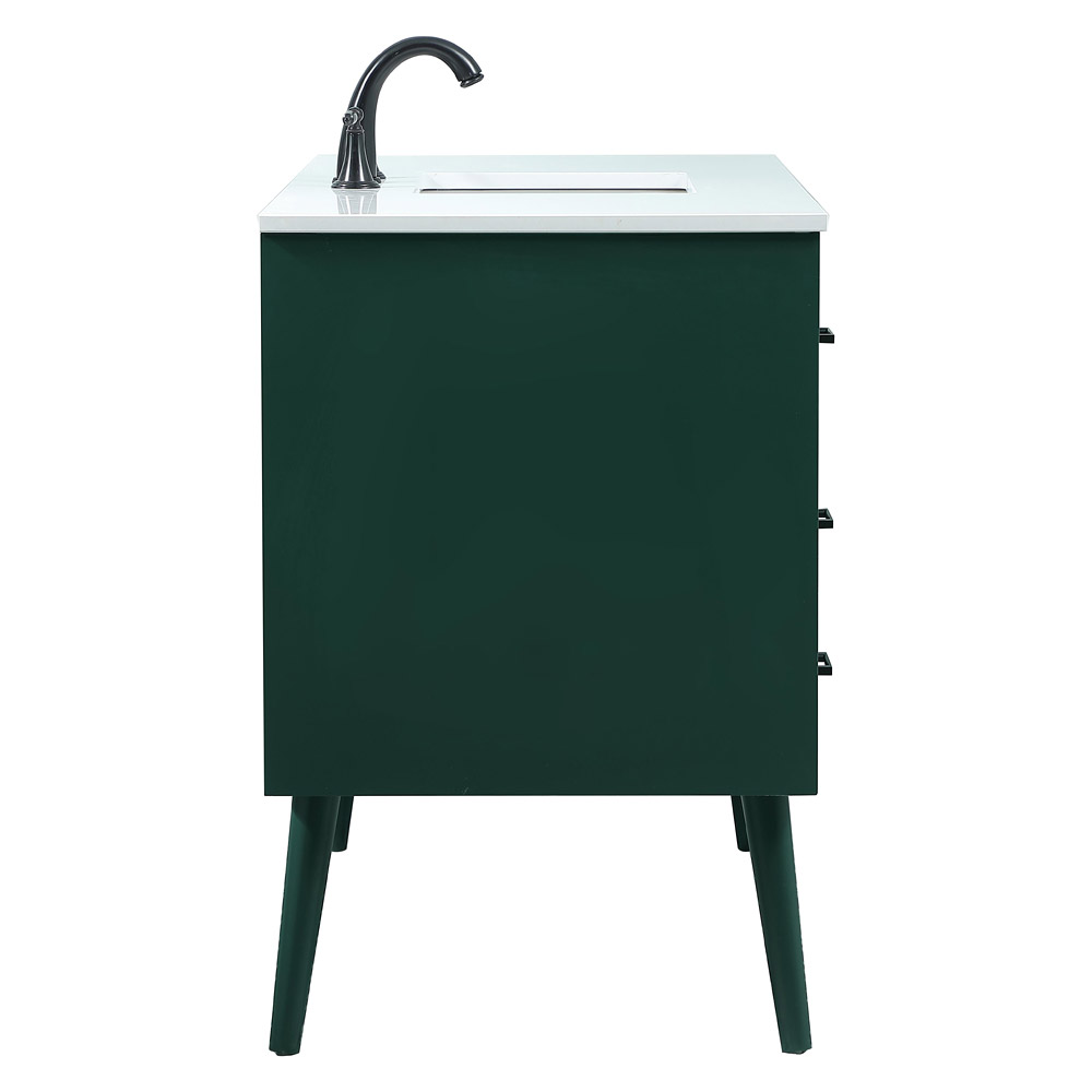 Elegant Bathroom Vanity - Green (VF41048MGN)