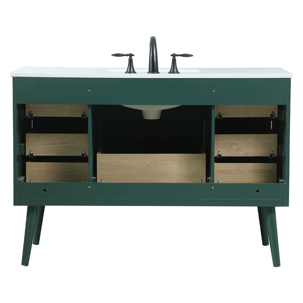 Elegant Bathroom Vanity - Green (VF41048MGN)