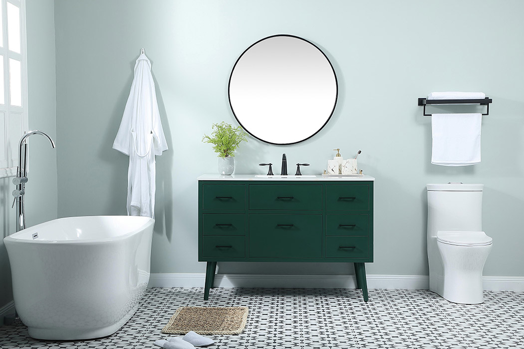 Elegant Bathroom Vanity - Green (VF41048MGN)