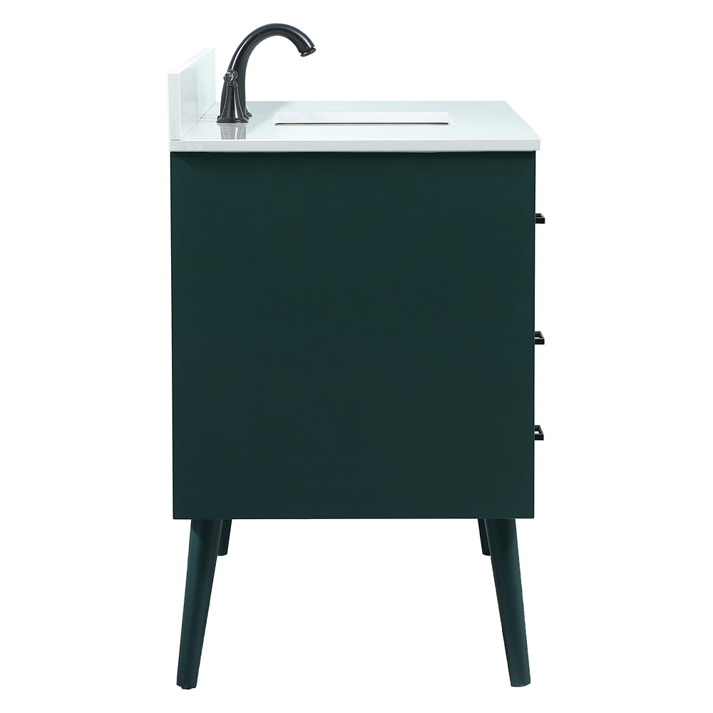 Elegant Bathroom Vanity - Green (VF41048MGN-BS)