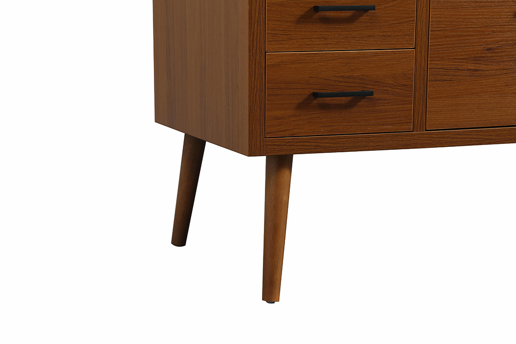 Elegant Bathroom Vanity - Teak (VF41048MTK-BS)