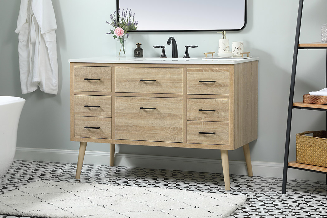 Elegant Bathroom Vanity - Mango Wood (VF41048MW)