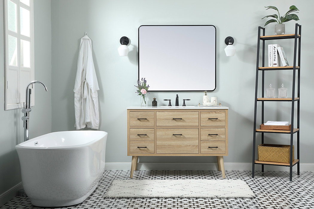 Elegant Bathroom Vanity - Mango Wood (VF41048MW)