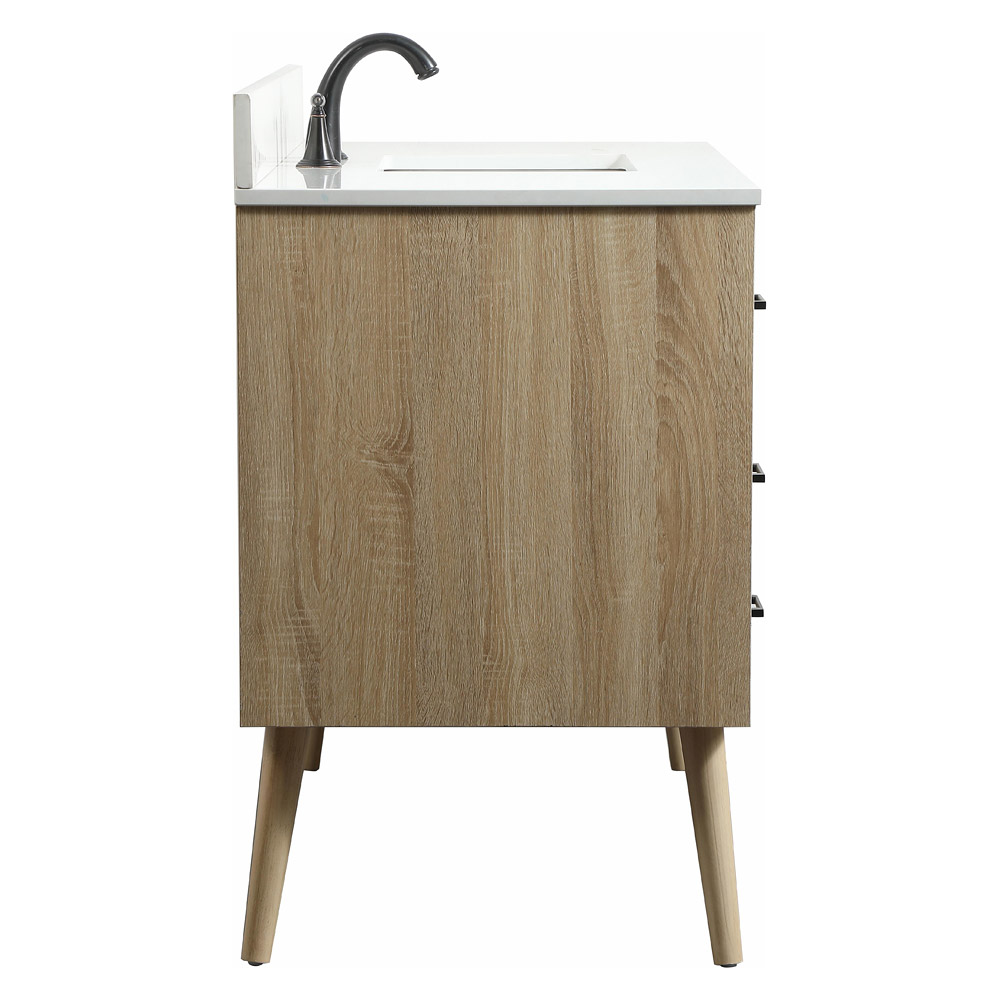 Elegant Bathroom Vanity - Mango Wood (VF41048MW-BS)