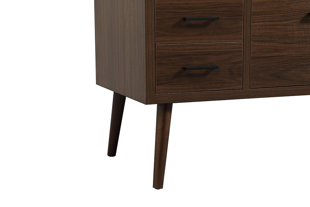 Elegant Bathroom Vanity - Walnut (VF41048MWT-BS)