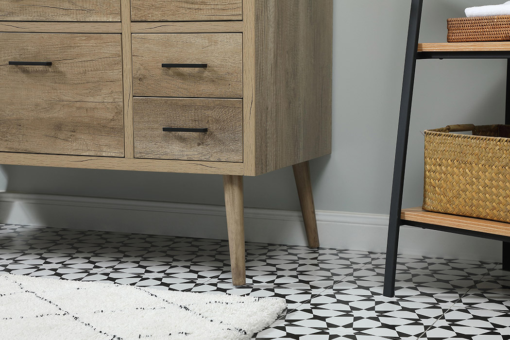 Elegant Bathroom Vanity - Natural Oak (VF41048NT)