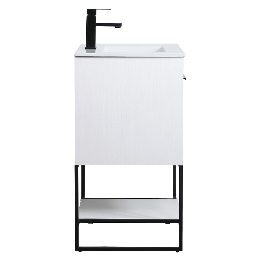 Elegant Bathroom Vanity - White, L 24" (VF42024WH)