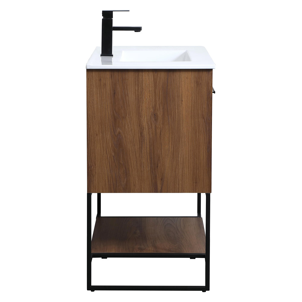 Elegant Bathroom Vanity - Walnut Brown, L 30" (VF42030WB)