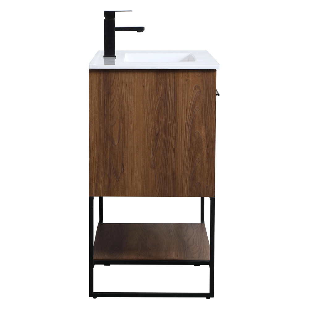 Elegant Bathroom Vanity - Walnut Brown, L 36" (VF42036WB)