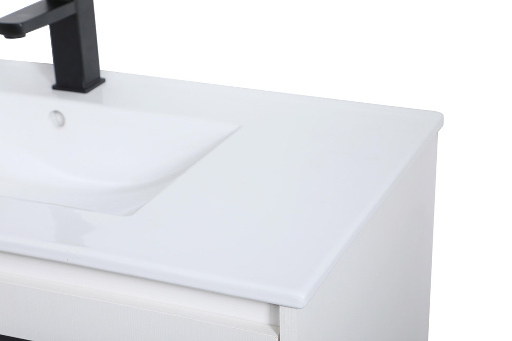 Elegant Bathroom Vanity - White, L 36" (VF42036WH)