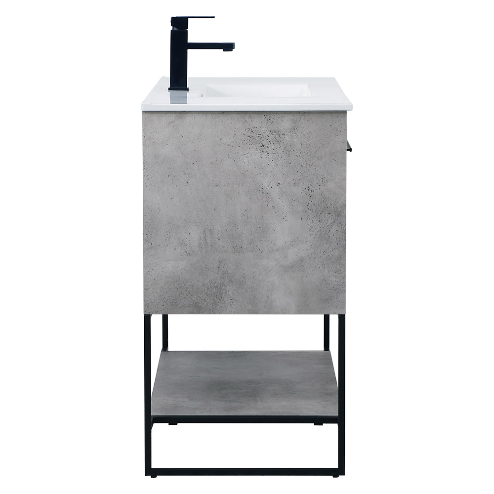 Elegant Bathroom Vanity - Concrete Gray, L 40" (VF42040CG)