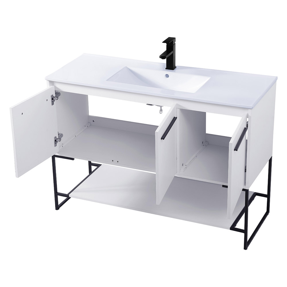 Elegant Bathroom Vanity - White (VF42048WH)