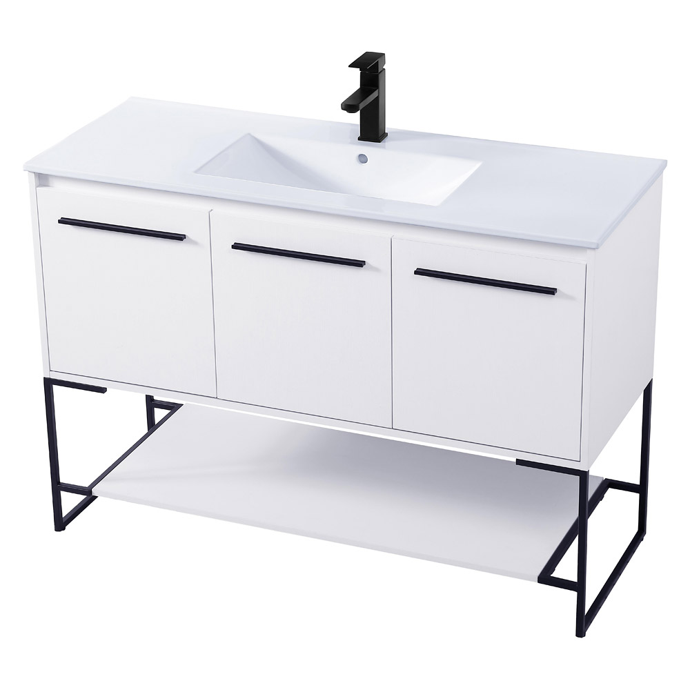 Elegant Bathroom Vanity - White (VF42048WH)