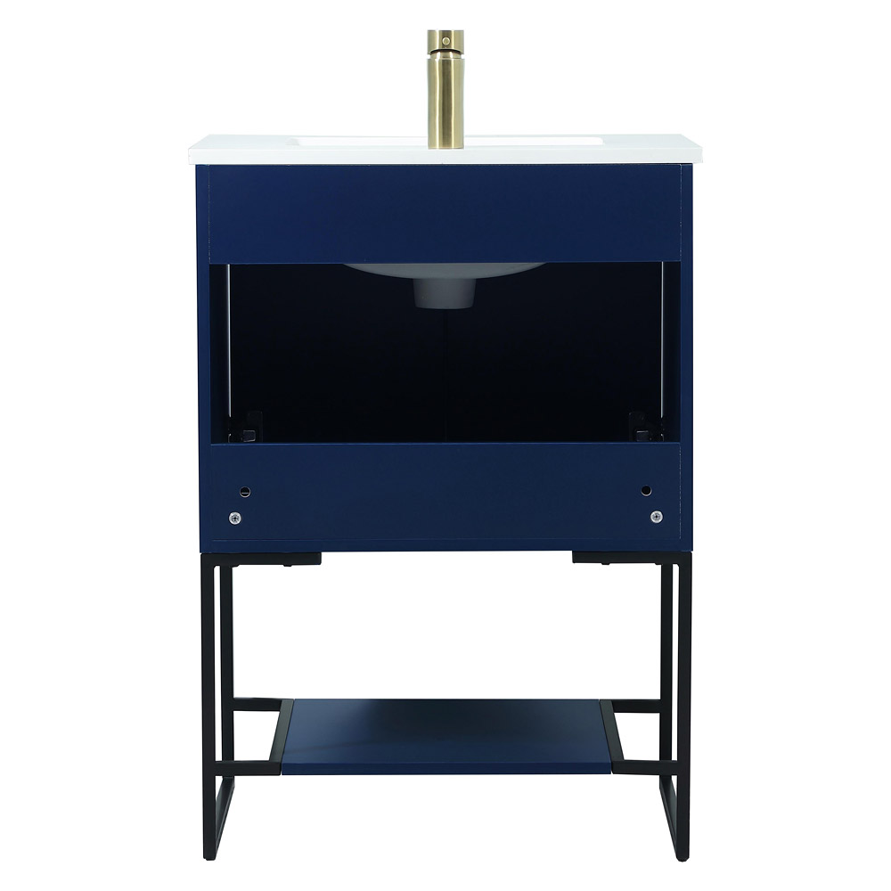 Elegant Bathroom Vanity - Blue (VF42524MBL)