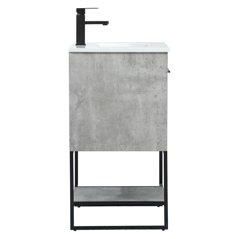 Elegant Bathroom Vanity - Concrete Gray (VF42524MCG)