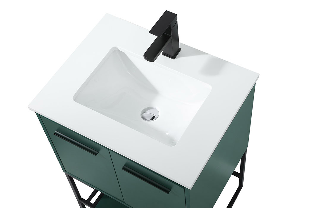 Elegant Bathroom Vanity - Green (VF42524MGN)