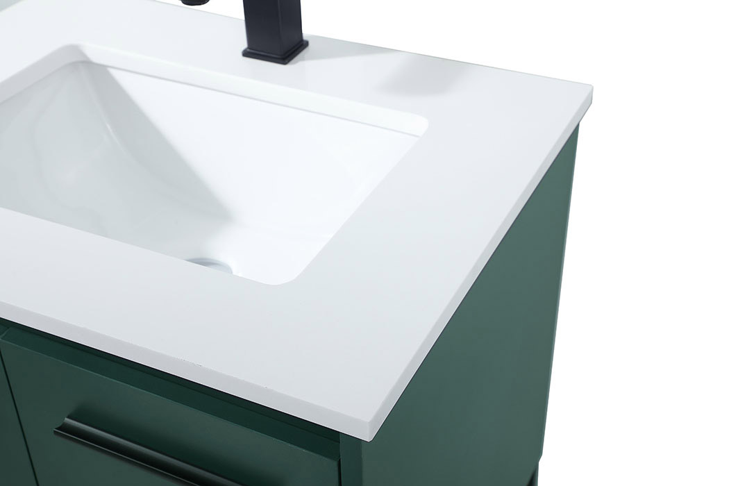 Elegant Bathroom Vanity - Green (VF42524MGN)