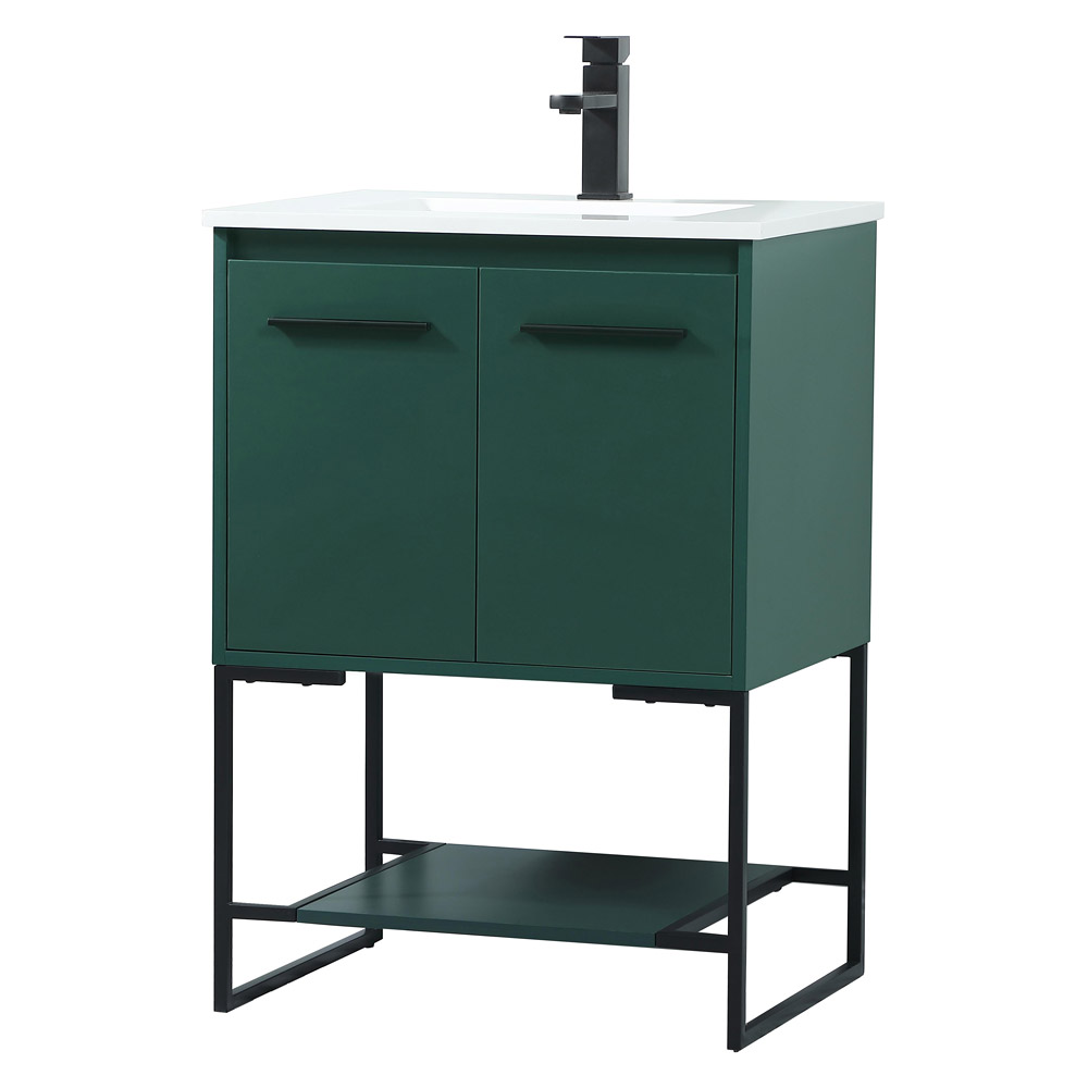 Elegant Bathroom Vanity - Green (VF42524MGN)