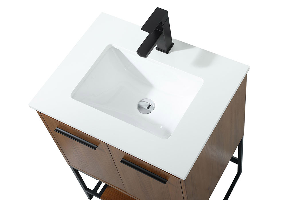 Elegant Bathroom Vanity - Teak (VF42524MTK)