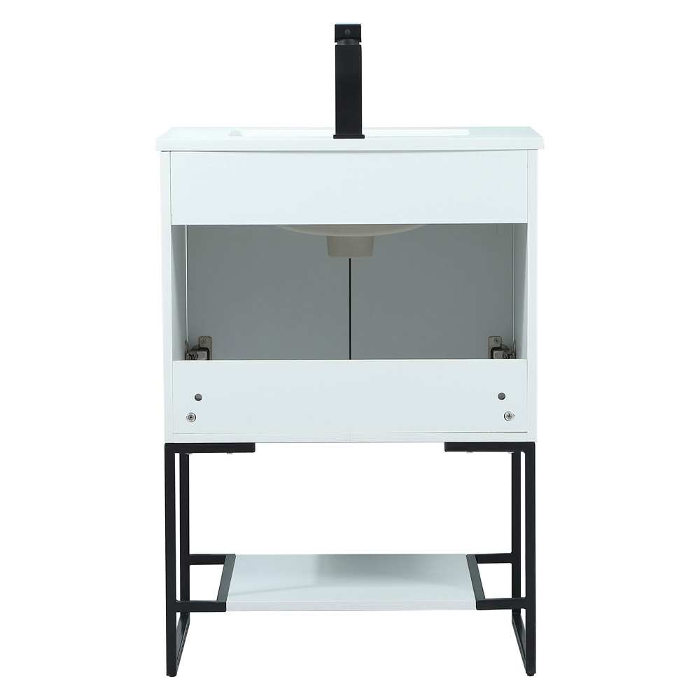 Elegant Bathroom Vanity - White (VF42524MWH)