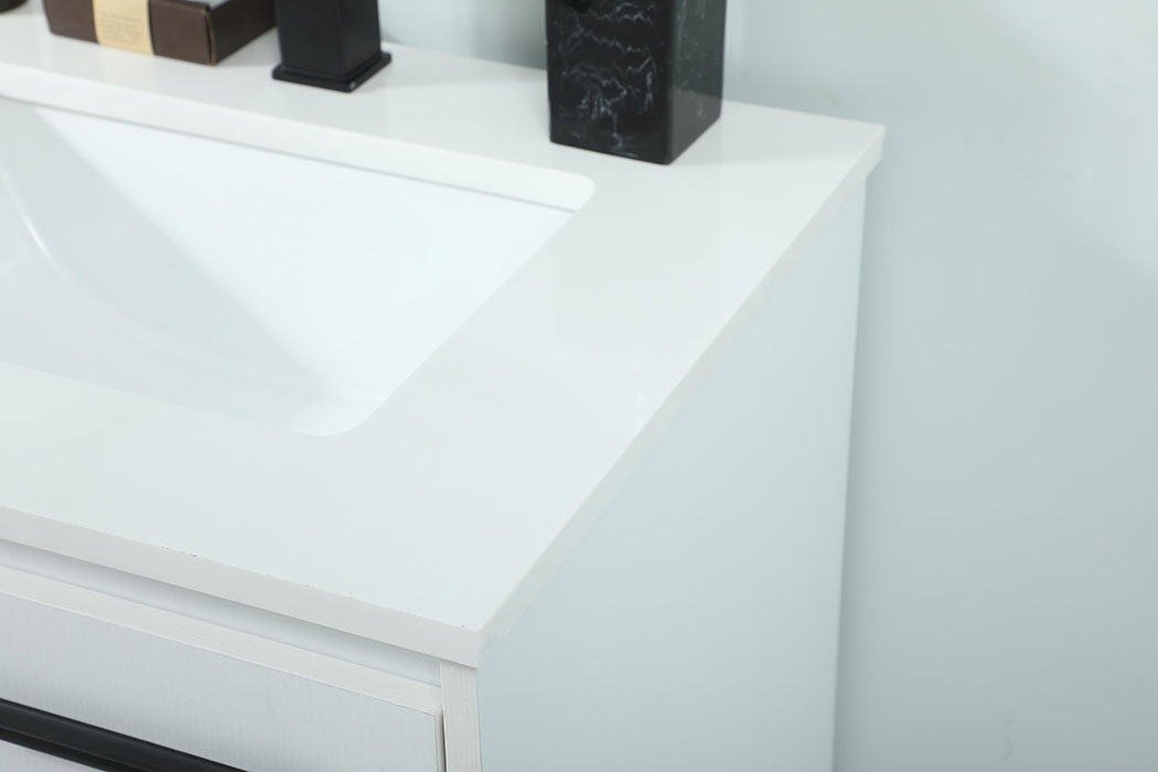 Elegant Bathroom Vanity - White (VF42524MWH)