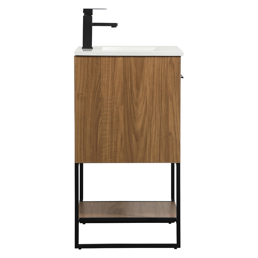 Elegant Bathroom Vanity - Walnut Brown (VF42524WB)