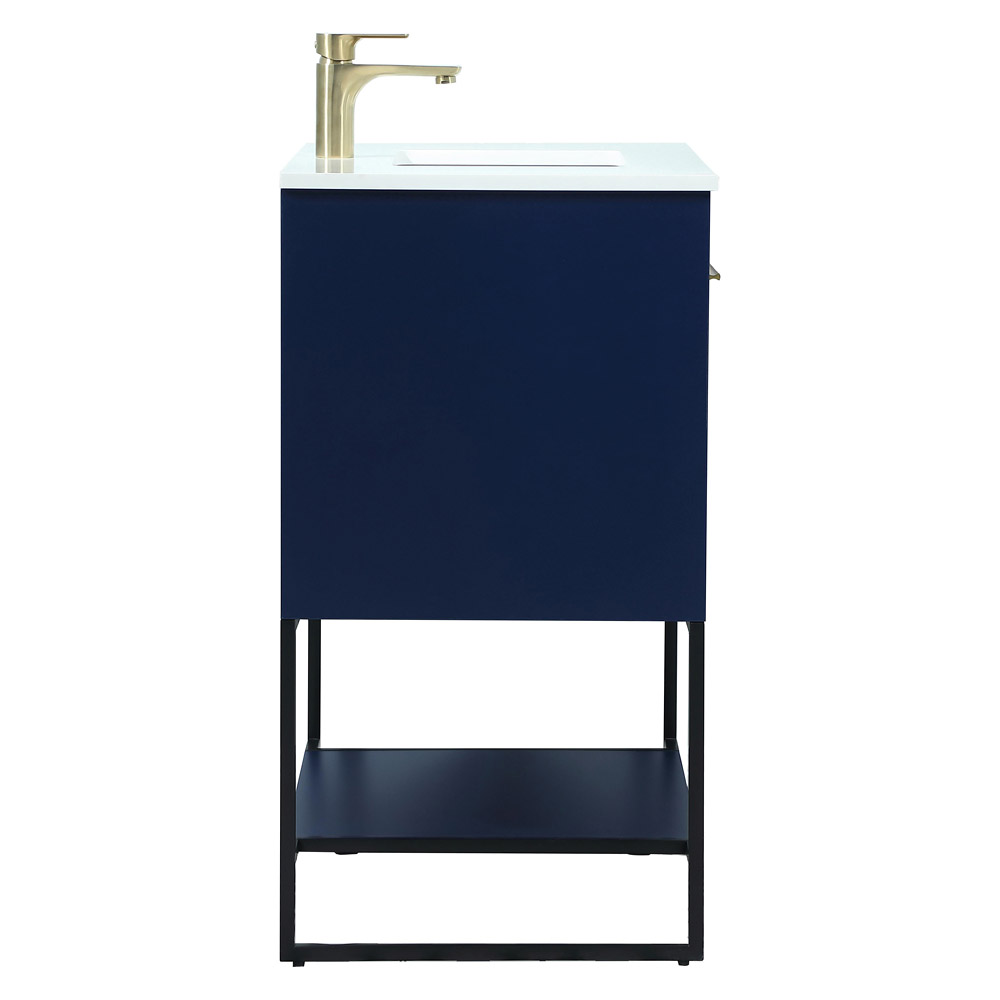 Elegant Bathroom Vanity - Blue (VF42530MBL)