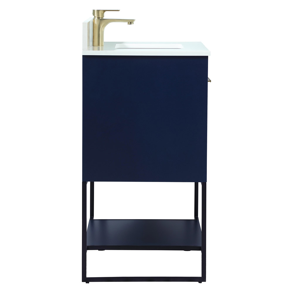 Elegant Bathroom Vanity - Blue (VF42530MBL-BS)