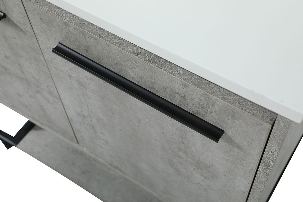 Elegant Bathroom Vanity - Concrete Gray (VF42530MCG)