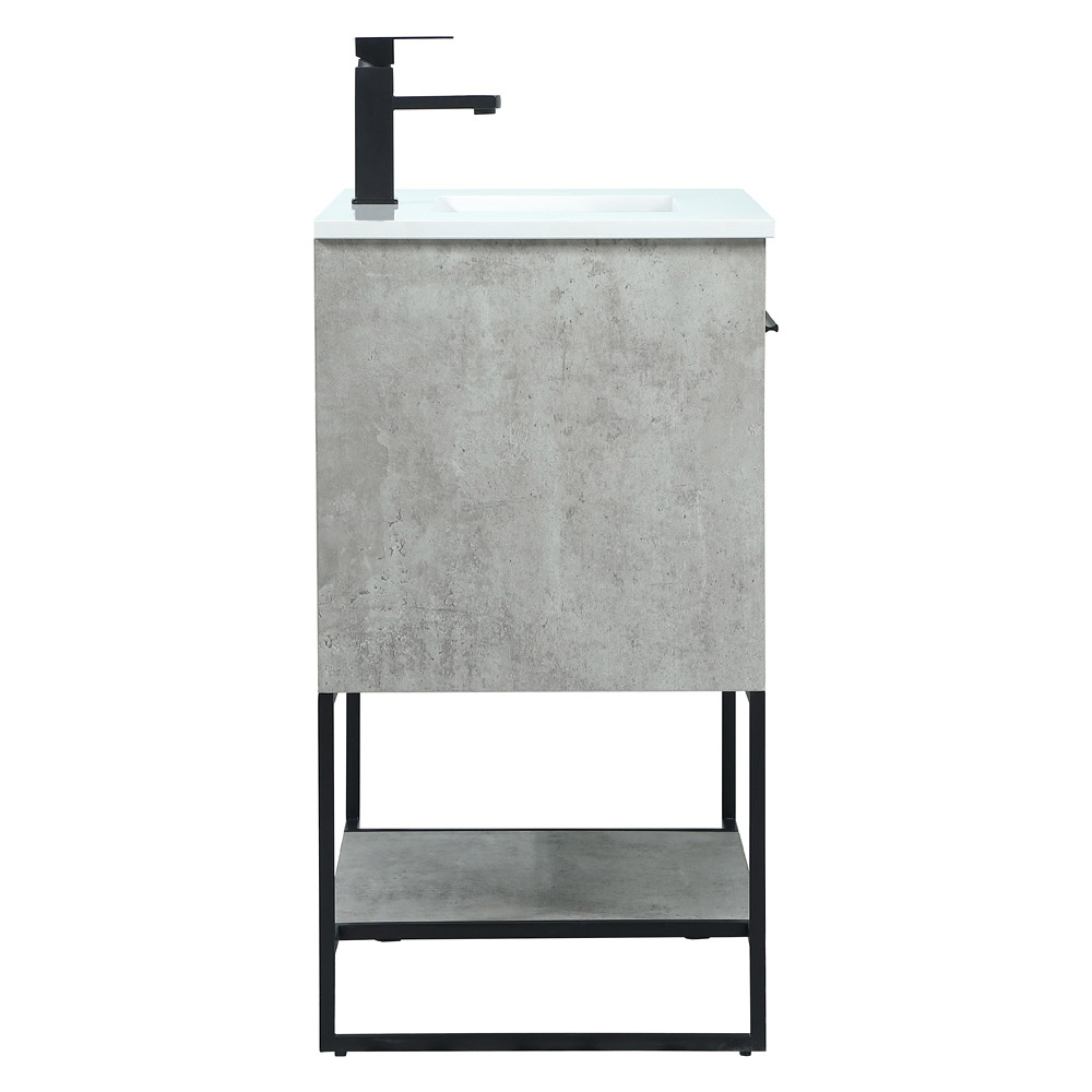 Elegant Bathroom Vanity - Concrete Gray (VF42530MCG)