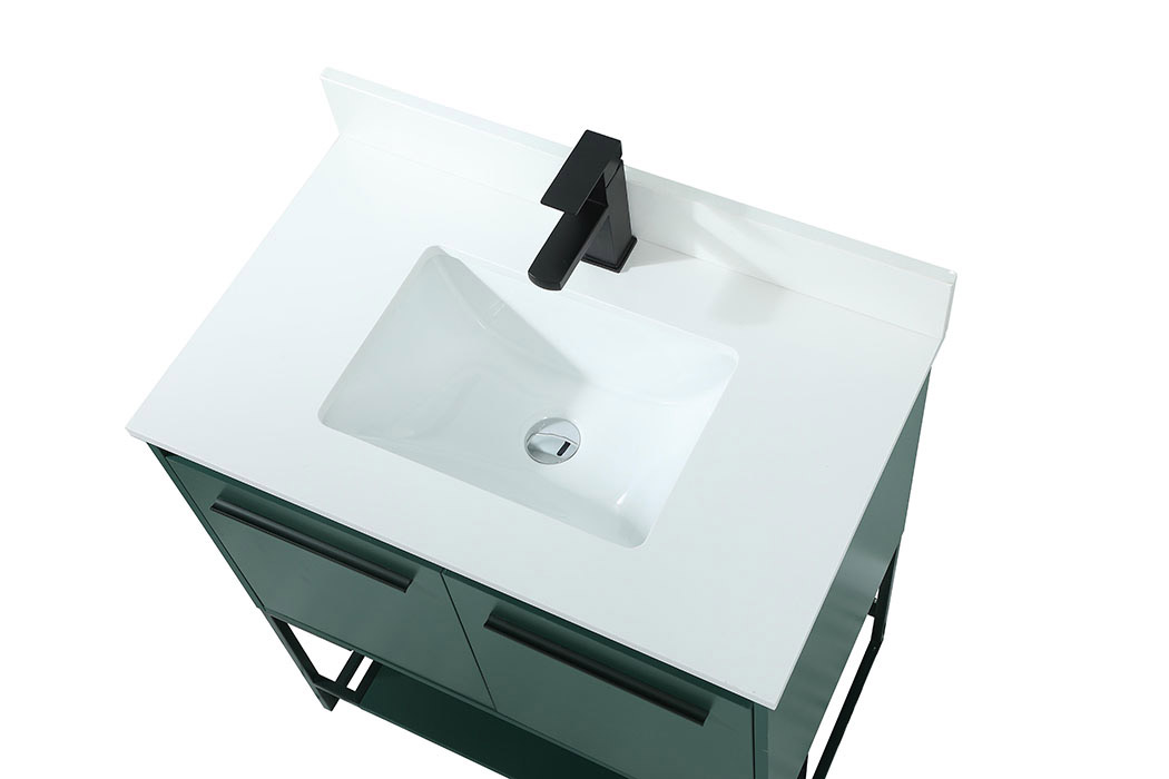 Elegant Bathroom Vanity - Green (VF42530MGN)