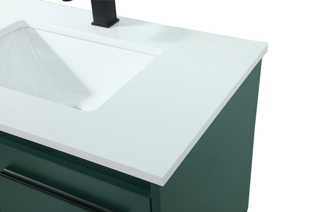 Elegant Bathroom Vanity - Green (VF42530MGN)