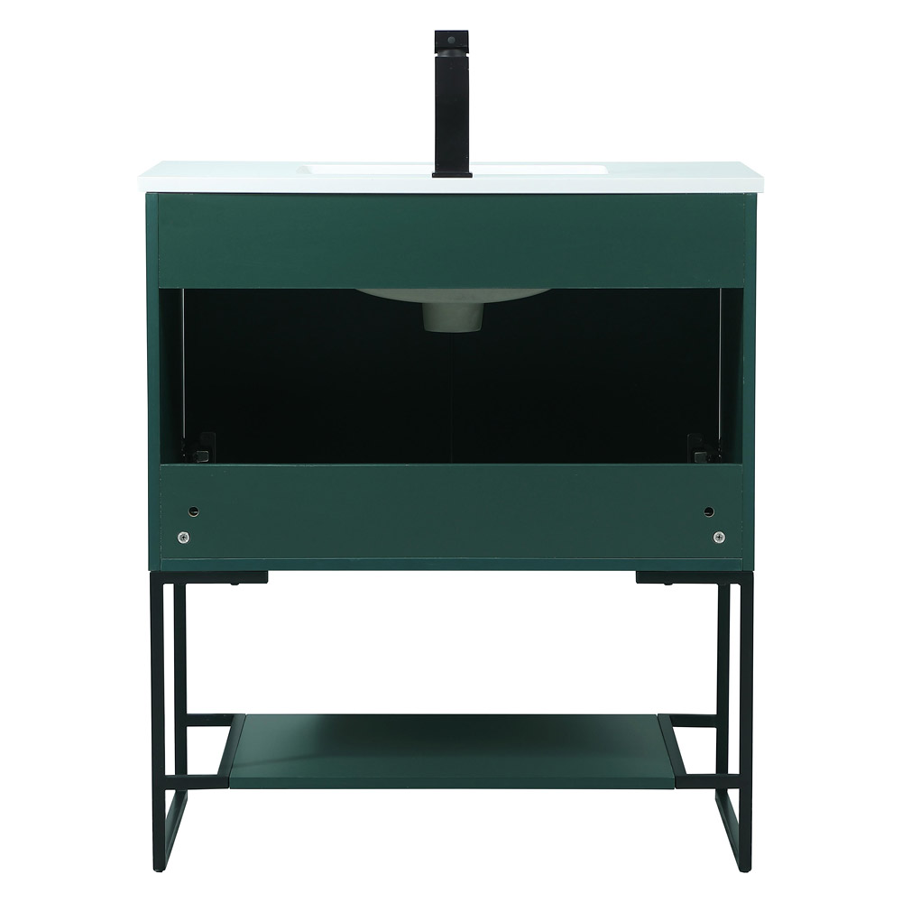 Elegant Bathroom Vanity - Green (VF42530MGN)