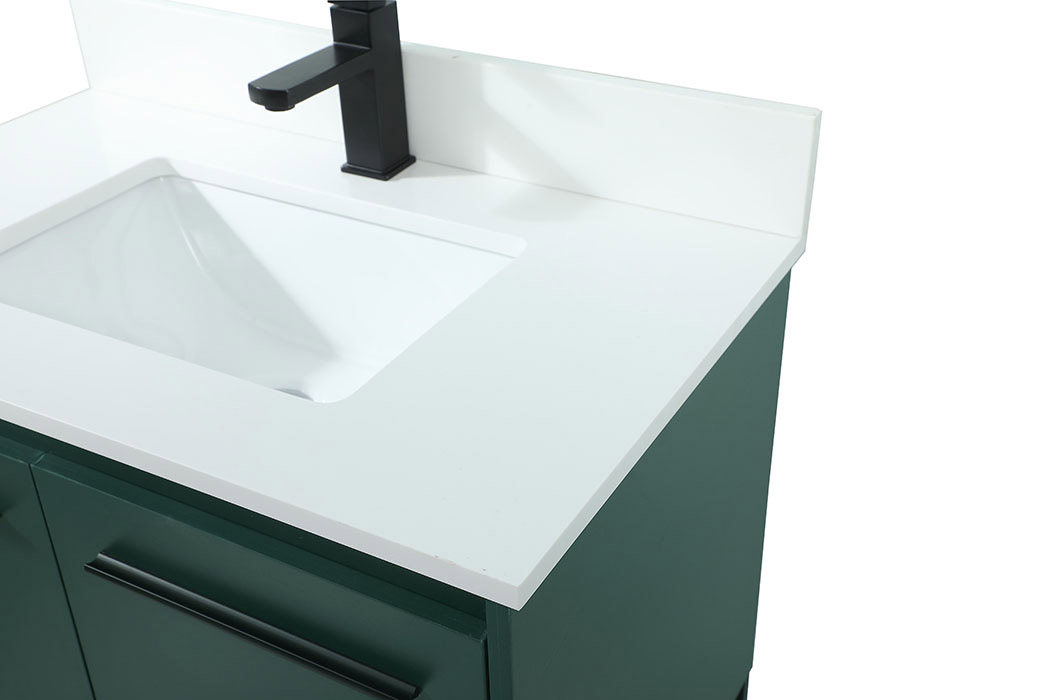 Elegant Bathroom Vanity - Green (VF42530MGN-BS)