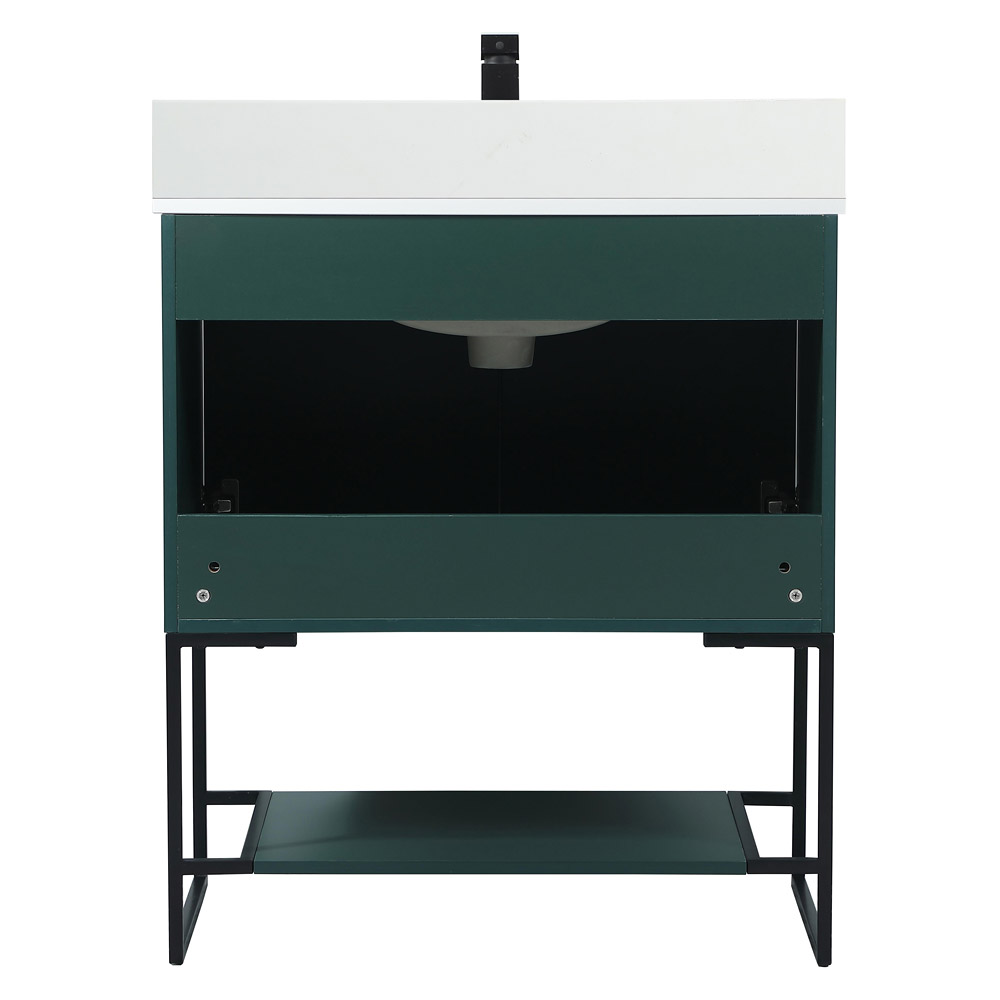 Elegant Bathroom Vanity - Green (VF42530MGN-BS)