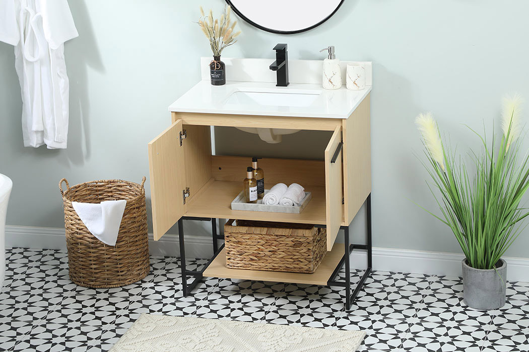 Elegant Bathroom Vanity - Maple (VF42530MMP-BS)