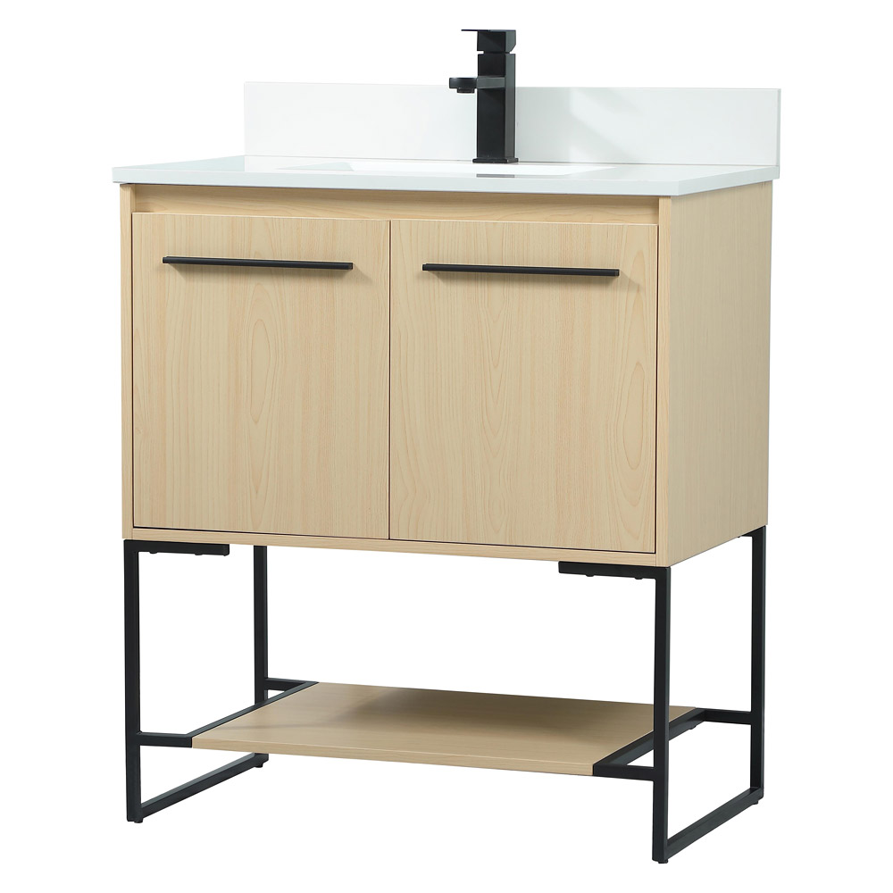 Elegant Bathroom Vanity - Maple (VF42530MMP-BS)