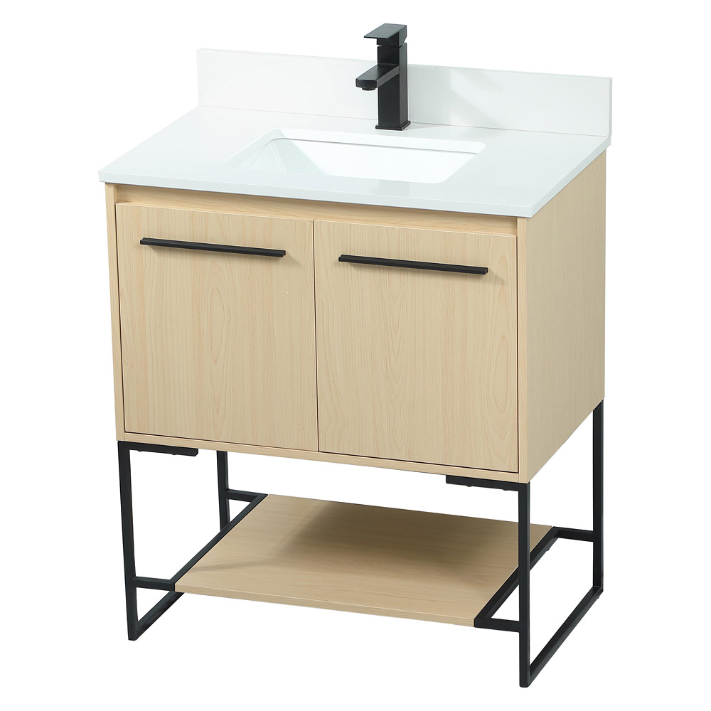 Elegant Bathroom Vanity - Maple (VF42530MMP-BS)