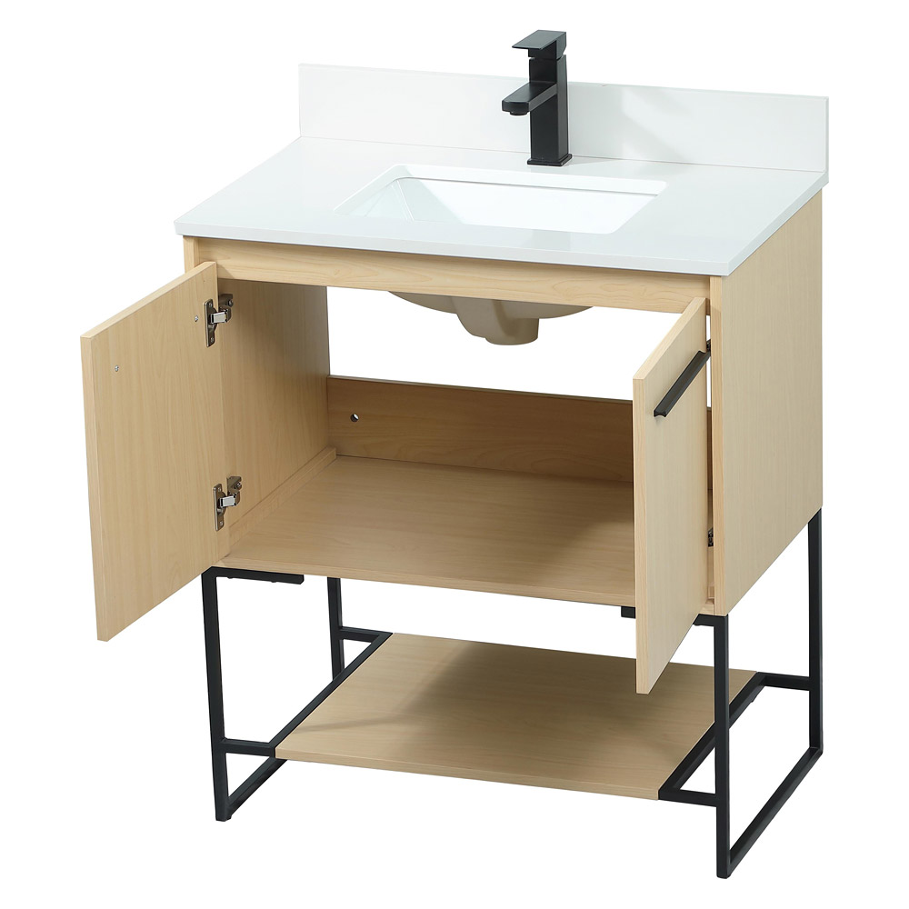 Elegant Bathroom Vanity - Maple (VF42530MMP-BS)