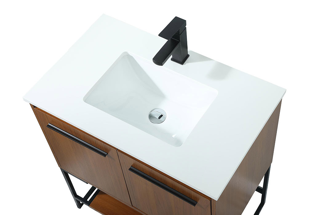 Elegant Bathroom Vanity - Teak (VF42530MTK)