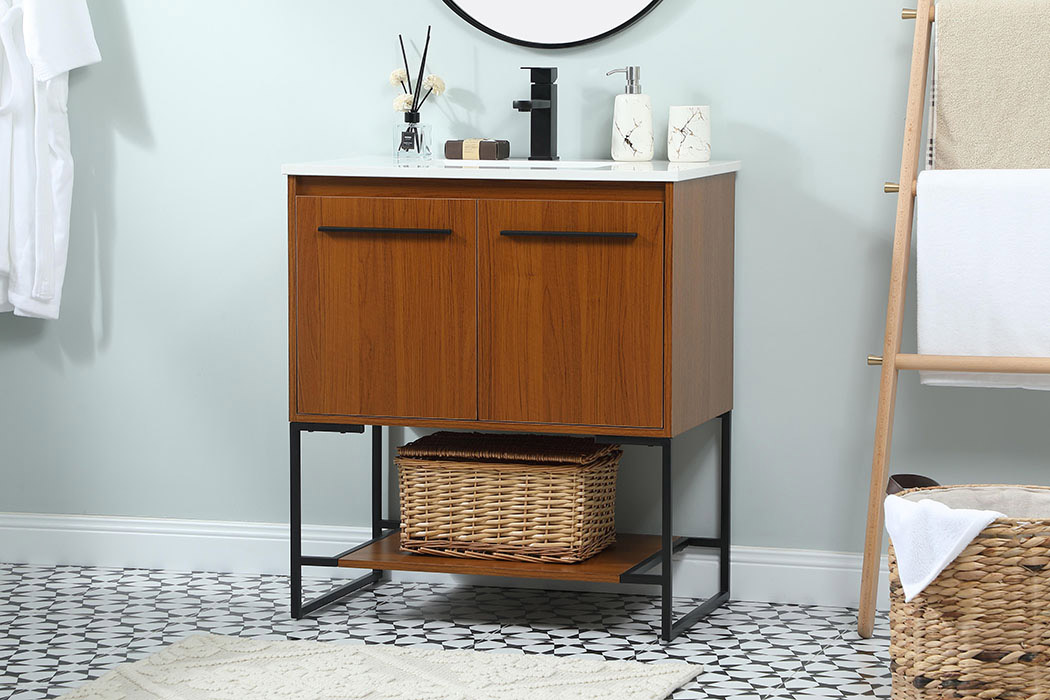 Elegant Bathroom Vanity - Teak (VF42530MTK)