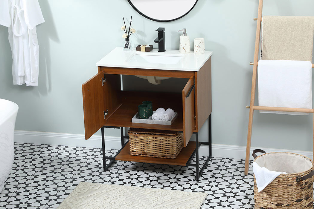 Elegant Bathroom Vanity - Teak (VF42530MTK)