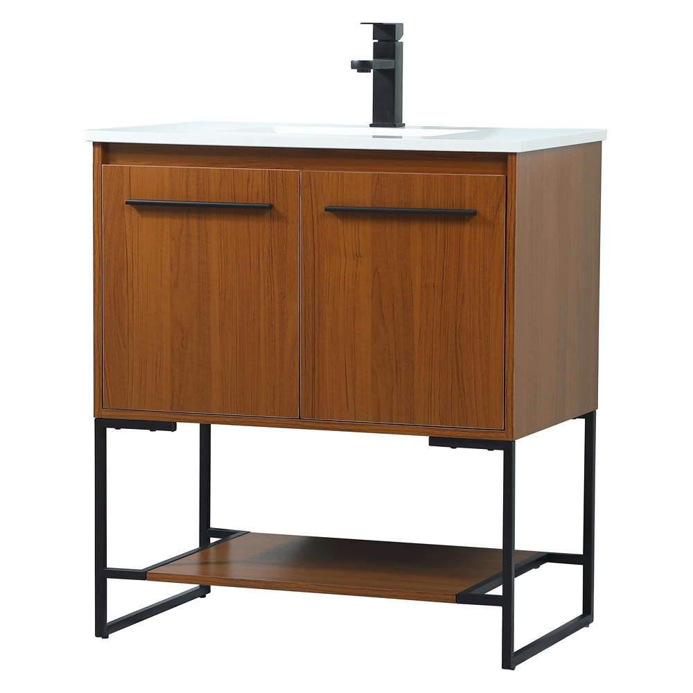 Elegant Bathroom Vanity - Teak (VF42530MTK)