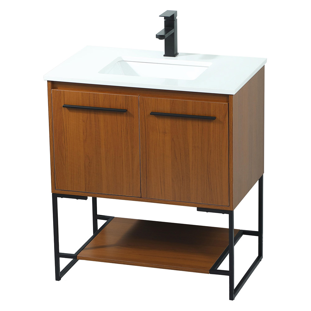 Elegant Bathroom Vanity - Teak (VF42530MTK)