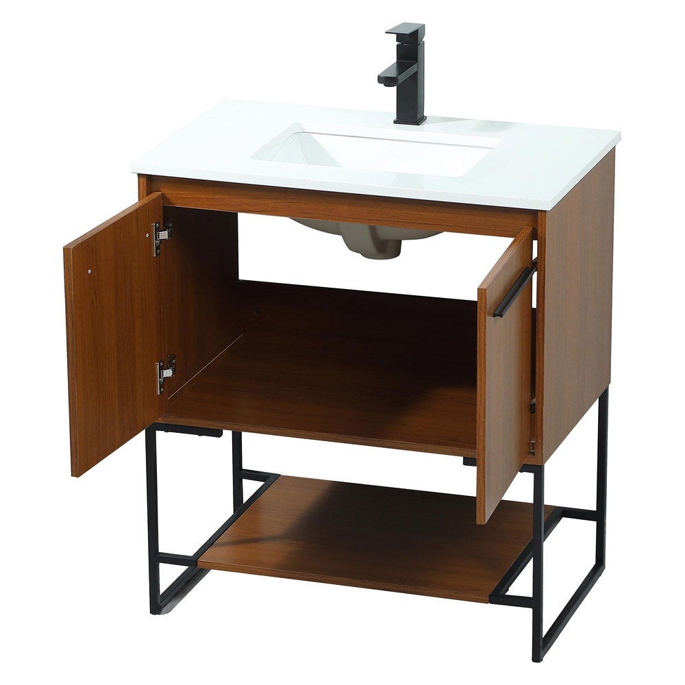 Elegant Bathroom Vanity - Teak (VF42530MTK)