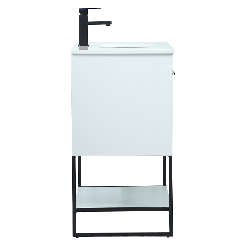 Elegant Bathroom Vanity - White (VF42530MWH)