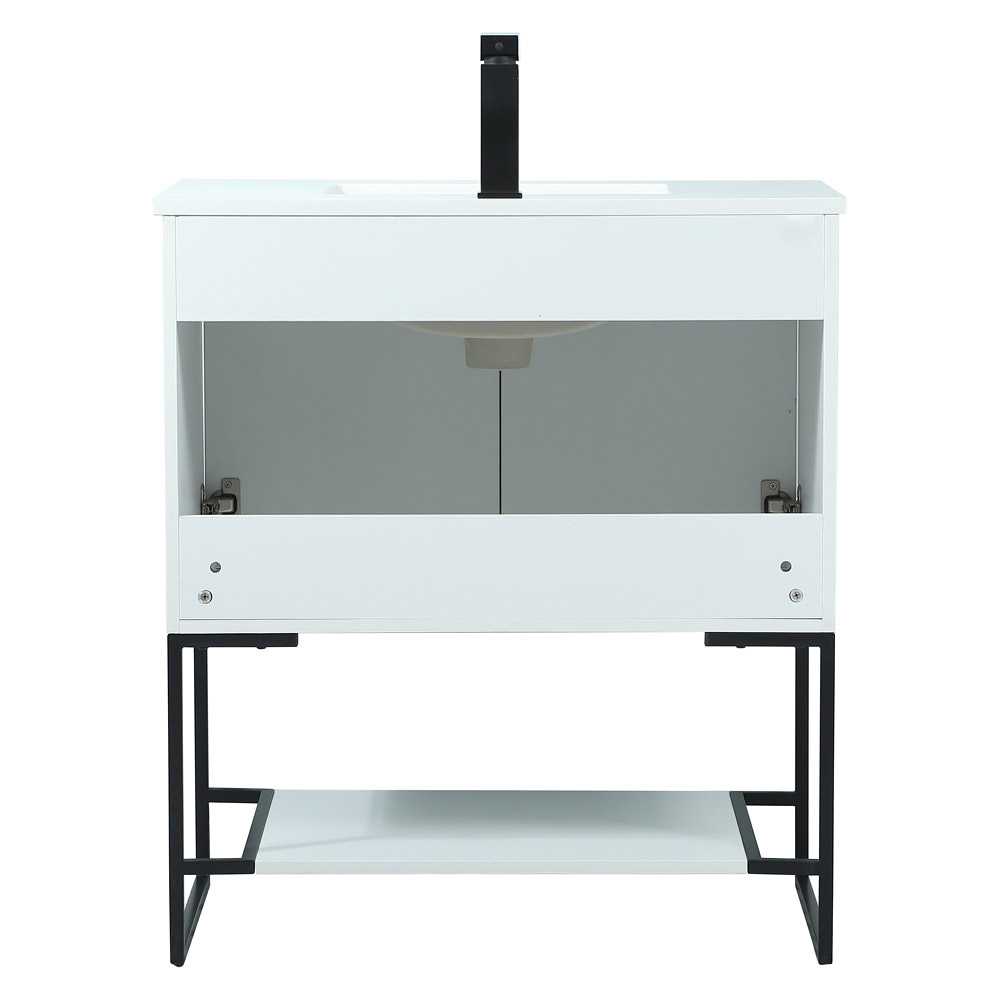 Elegant Bathroom Vanity - White (VF42530MWH)